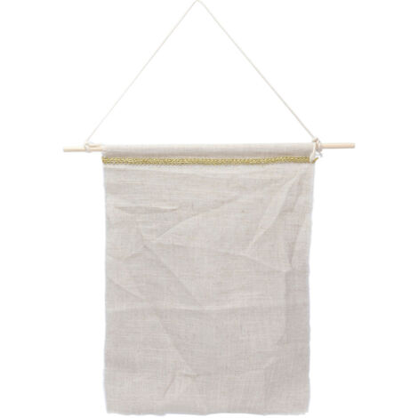 Pockets Cotton Linen Wall Hanging Earrings Storage Bags Multifunctional Home Decor Hanging BagS