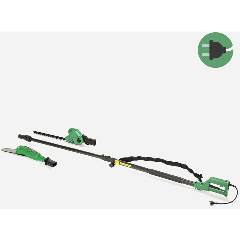 

Podadora eléctrica telescópica 2en1 cortasetos 450W / 710W Putator