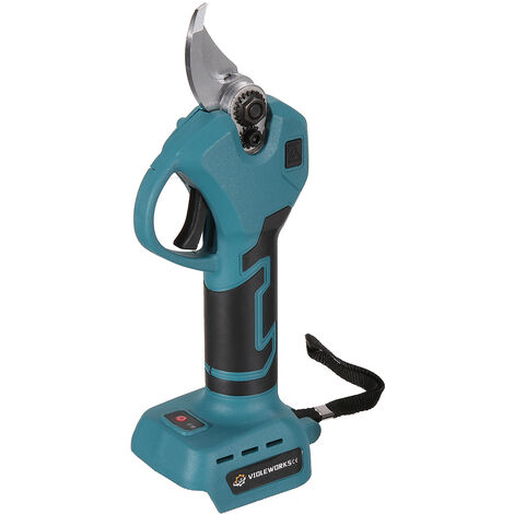 DRILLPRO Podadora eléctrica inalámbrica VIOLEWORKS 21V 500W 30mm máx. En caja sin batería Cortadora de poda de paisajismo para árboles frutales. LBTN