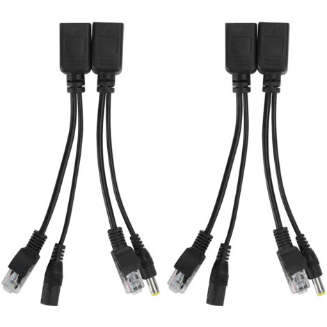 PoE-Adapter-Splitter für Überwachungskameras – 12-V-Stromversorgungsmodul