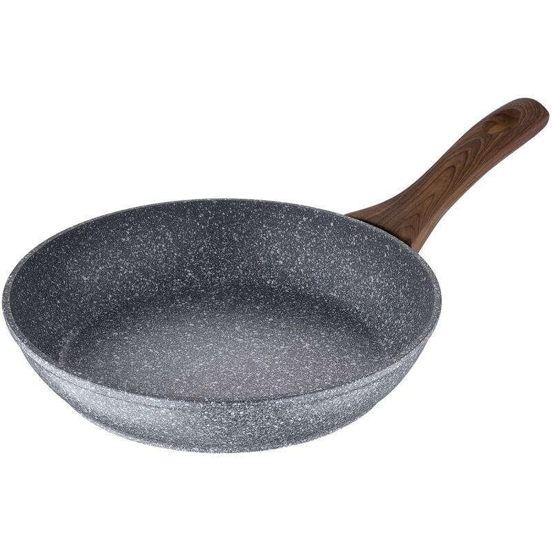 Zanvic - Poêle à frire 22cm en aluminium forgé, adaptée à l'induction, collection Daimiel - Gris