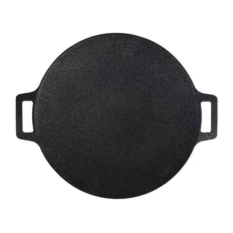 Poêle à barbecue ronde résistante à la chaleur - Antiadhésive - Pour la maison