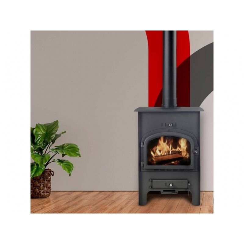 Poêle à bois Theca Oslo 15,9kW sortie D110mm