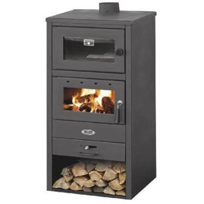 Poêle à bois avec four giorgia 10-12 kw