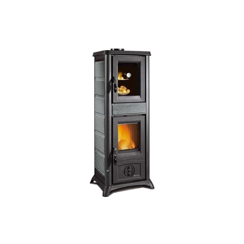 Nordica - Poêle à bois avec four - la Gemma Forno 5.0 Pierre 7.3 kW