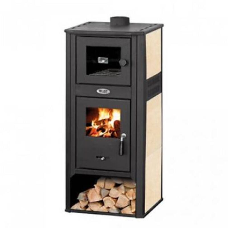 Poêle à bois avec four lucrezia 12-13 kw
