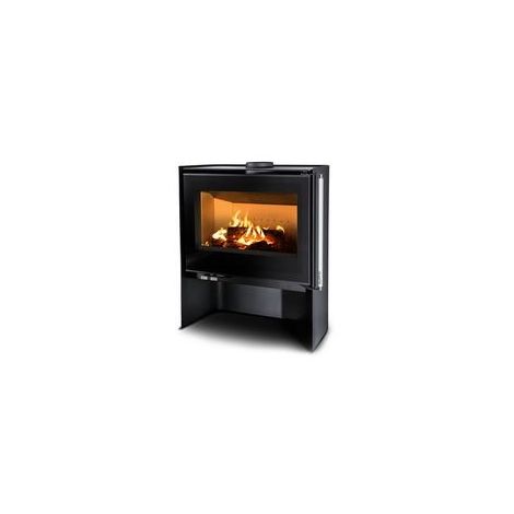 Poêle à bois bûches Gabriel noir 7 kW RT2012