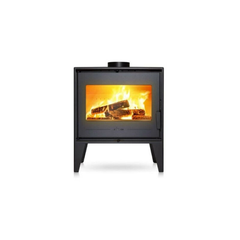 Invicta - Poele a Bois en acier Puissance optimale: 8 kW - Max: 10 kW - Bûches 52 cm, Raccordable, Ecodesign