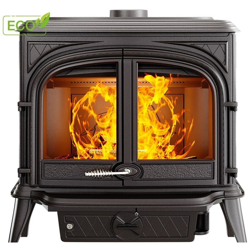 Viva - Poêle à bois en fonte Premium helios S8 eco 13kW