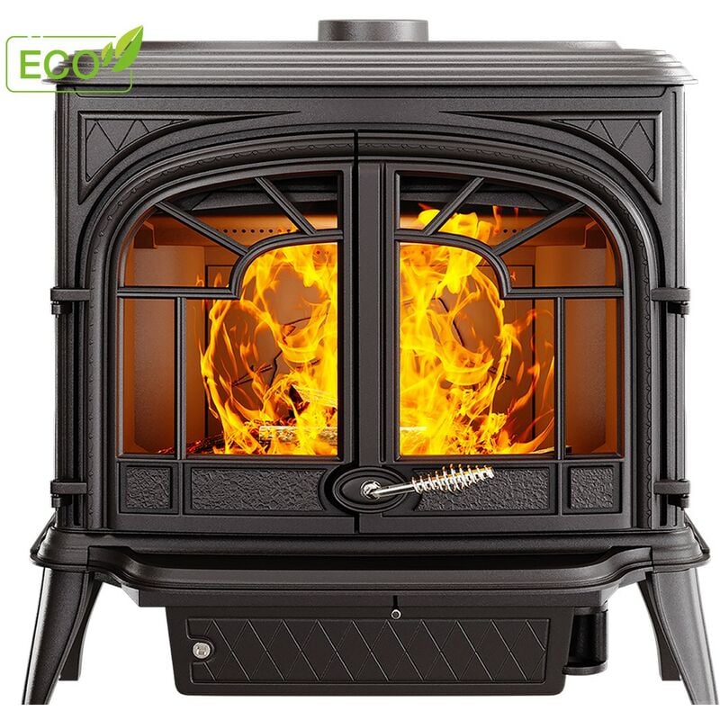 Viva - Poêle à bois en fonte Premium zeus S9 eco 11kW