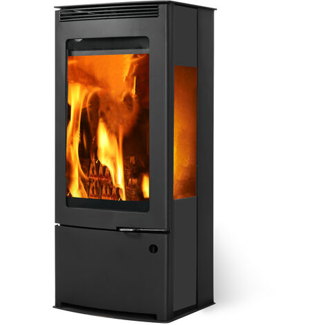 Poêle à bois fonte 9.1kw - Supra - talma tri-vision
