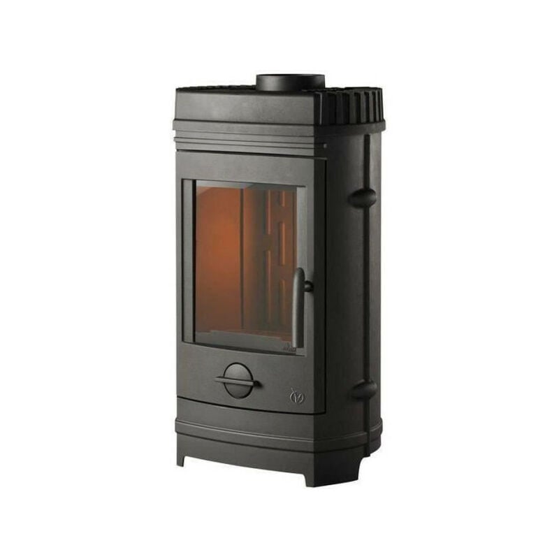 Invicta - Poele a Bois Chatel - Puissance optimale: 8 kW - Max: 12 kW- Bûches 34 cm max - Fonte - Fabriqué en France - Ecodesign