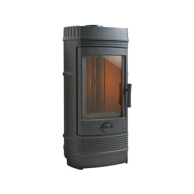 Invicta - Poele a Bois Gomont - Puissance optimale: 12 kW - Max: 18 kW - Bûches 45 cm max - Fonte - Fabriqué en France - Ecodesi