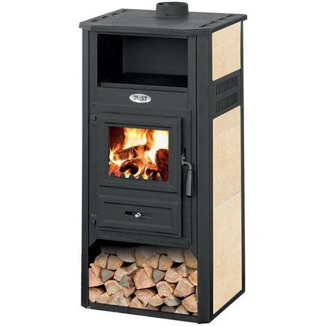 Poêle à bois en fonte Invicta Rustica 10kW 120m²