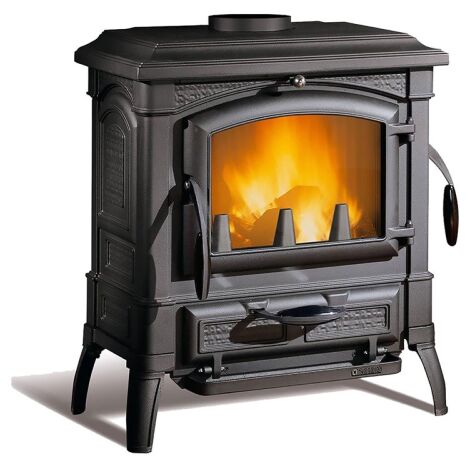 Poele a' bois La Nordica Extraflame Isetta Evo 4.0 en fonte e'maille'e 7.3 kw 209 m chauffe'