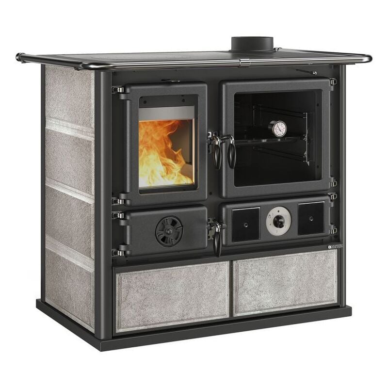 Nordica - Thermo cuisinière à bois - la TermoRosa dsa 15.5 kW Pierre