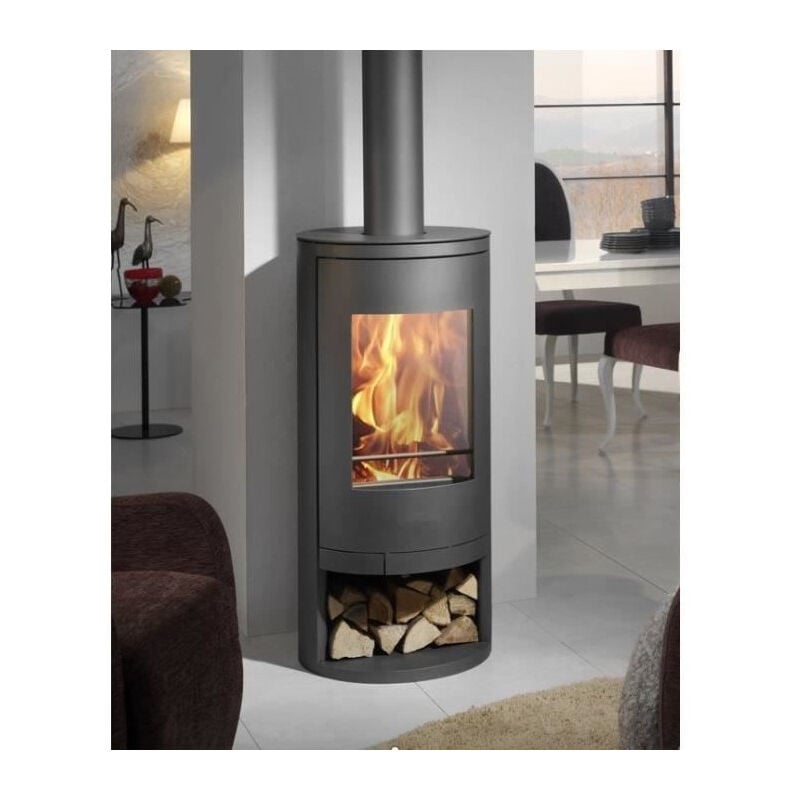 Panadero - Poele a bois Auckland Ecodesign - 7,4 kw - Bûches 50 cm