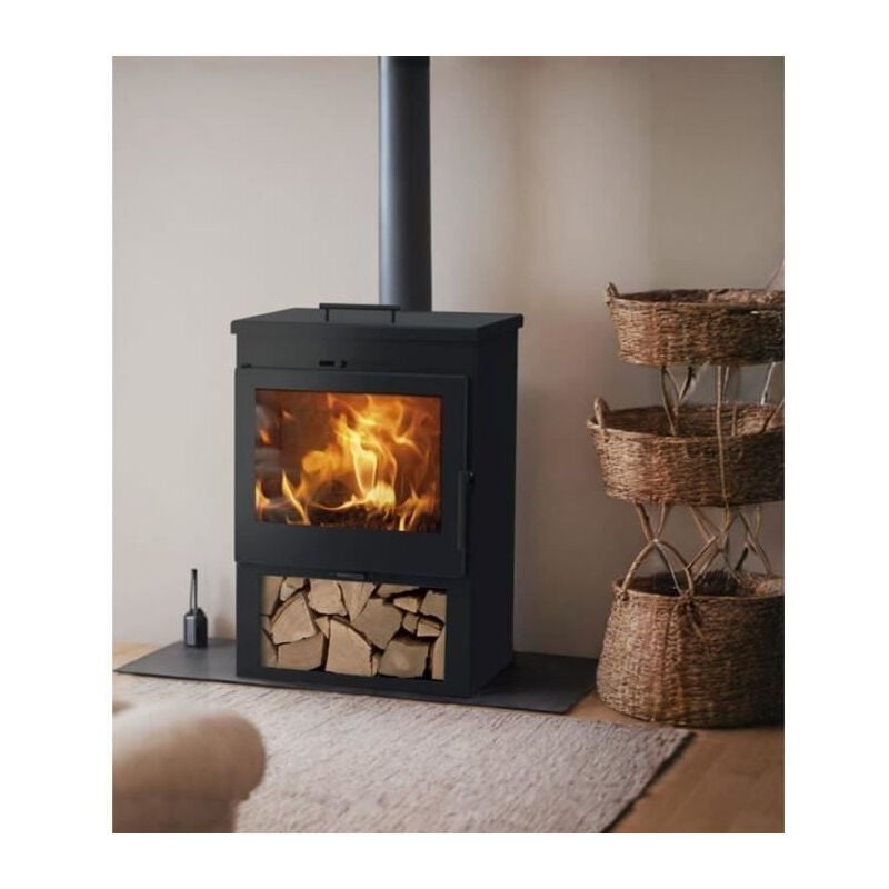 Panadero - Poele a bois Bacalan Ecodesign - 10,2 kw - Bûches 50 cm