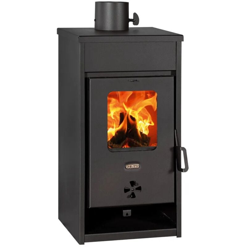 Prity - Poêle à bois. Puissance de chauffage 8.7 Kw, modèle kopd