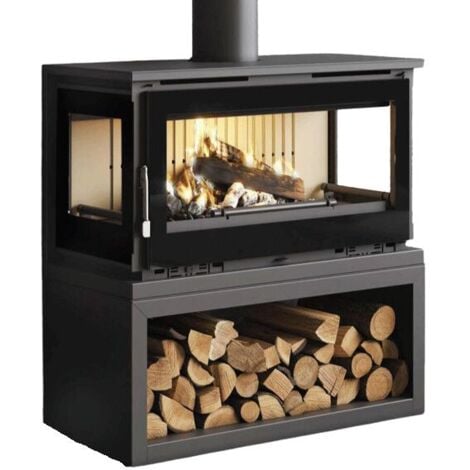 Poêle à bois 3 faces - FIREMATIC Calgary - S 12.5 kW