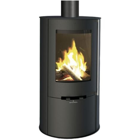 Poêle à bois rond raccordable - BRONPI Dover 9.4 kW