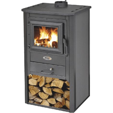 Poêle à bois Silvia 7-8 kW noir