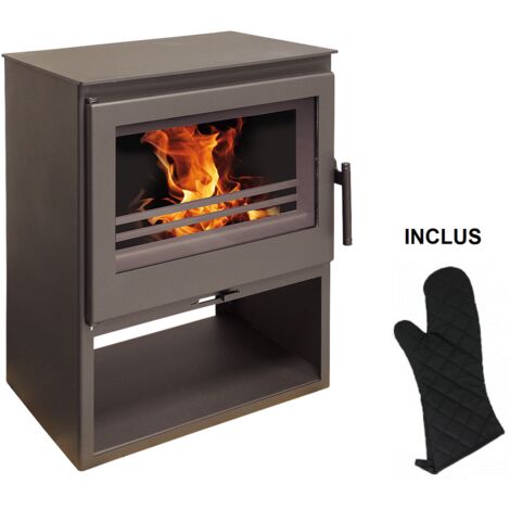 Poêle à bois VANIA 7 KW - Noir