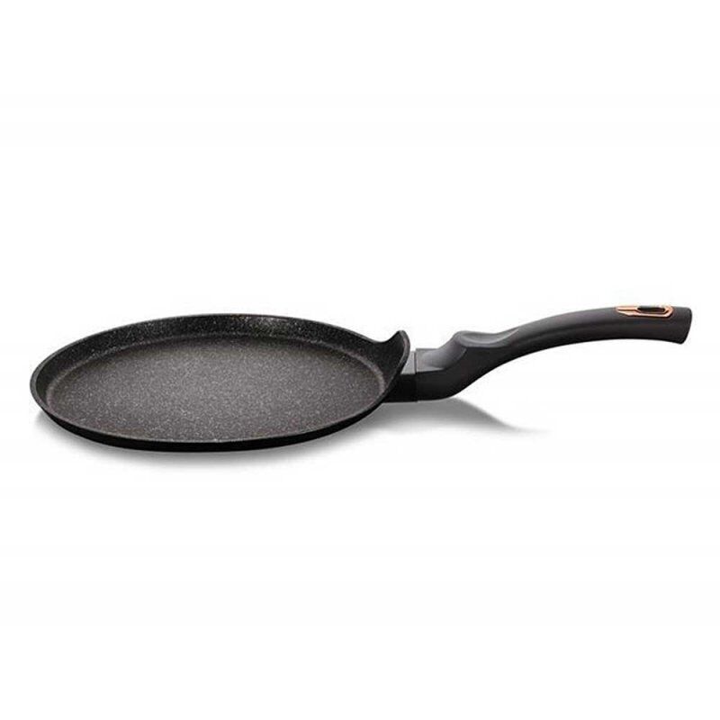 Poêle à crêpes en granit 28 cm BERLINGER HAUS BH-6181 Noir Rose