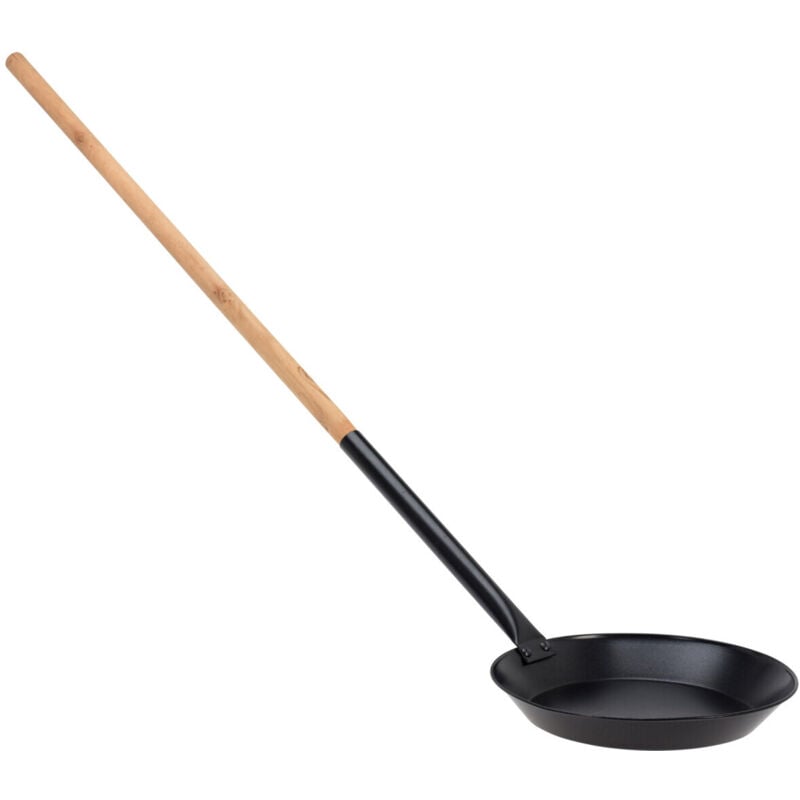 Poêle à feu avec long manche de 96 cm