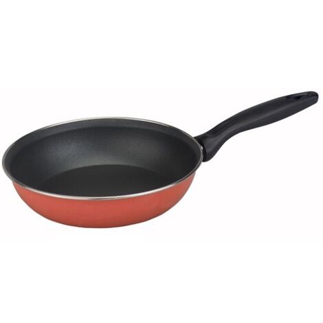 POÊLE À FRIRE EN ÉMAIL ORANGE - 26 CM
