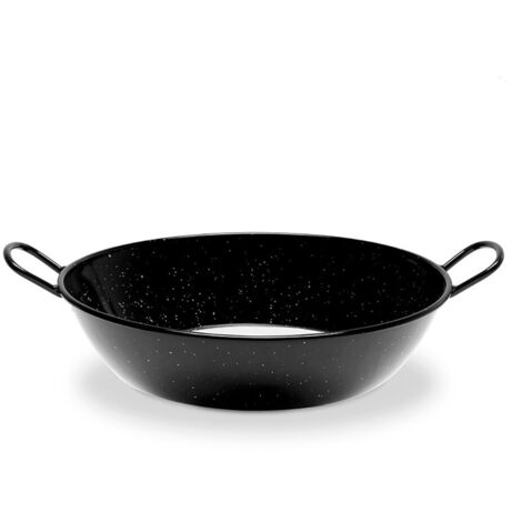 Poêle à frire Vaello Honda 36 cm noir émaillée acier
