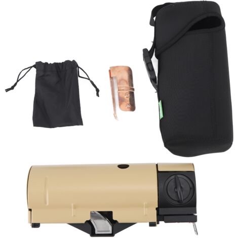 Poêle à gaz butane portable pliable avec feuille conductrice de chaleur pour camping extérieur