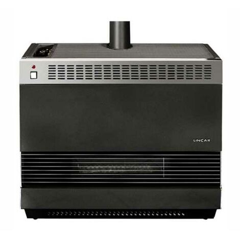 Poêle à gaz 9000W – Dimensions 78x26x73 cm – Thermostat réglable – Aération forcée pour chauffage efficace – Lincar