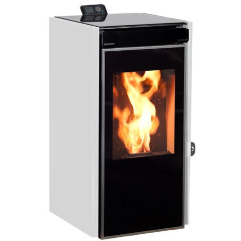 Poêle à granulés 7.5kw blanc - Ecoforest - 20910