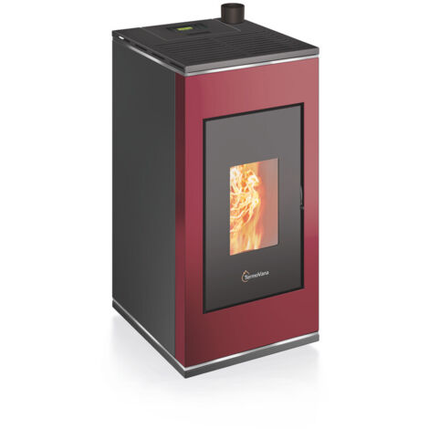 Poêle à granulés BIO SOFIA 9.0 up, ROUGE