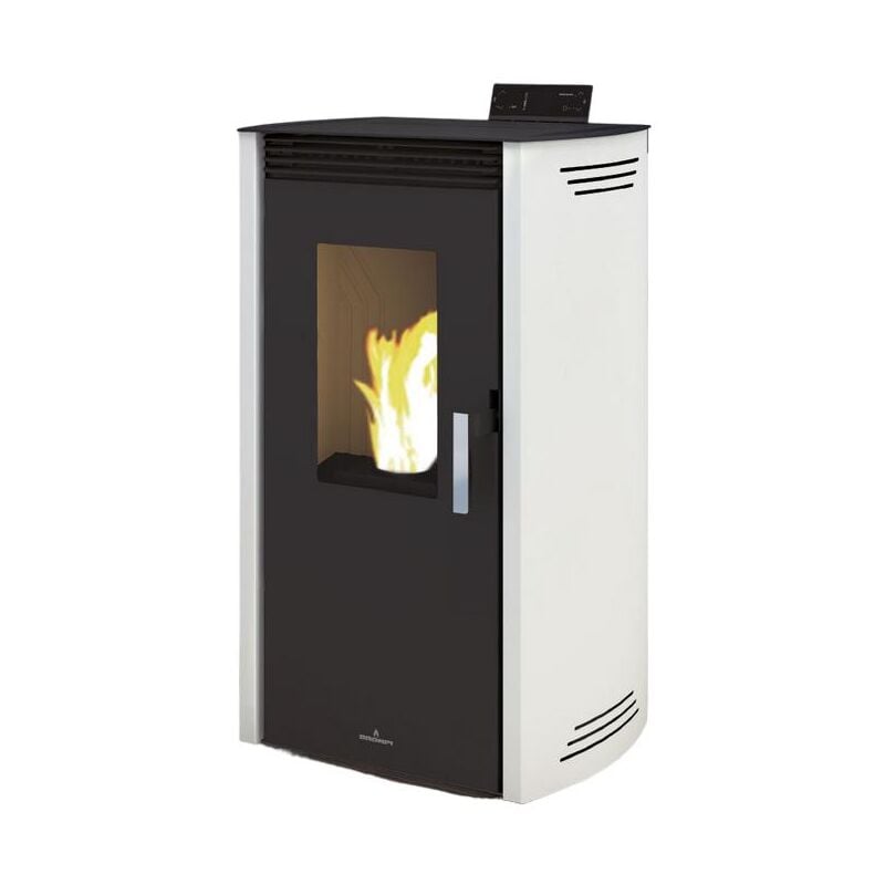 Poêle à granulés - BRONPI Noa 12 kW Blanc