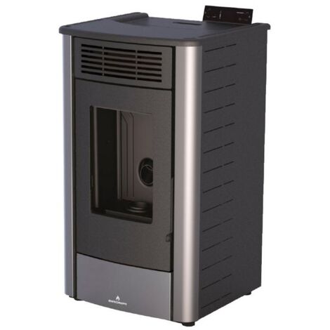Poêle à granulés - BRONPI Rita 9 kW  Gris