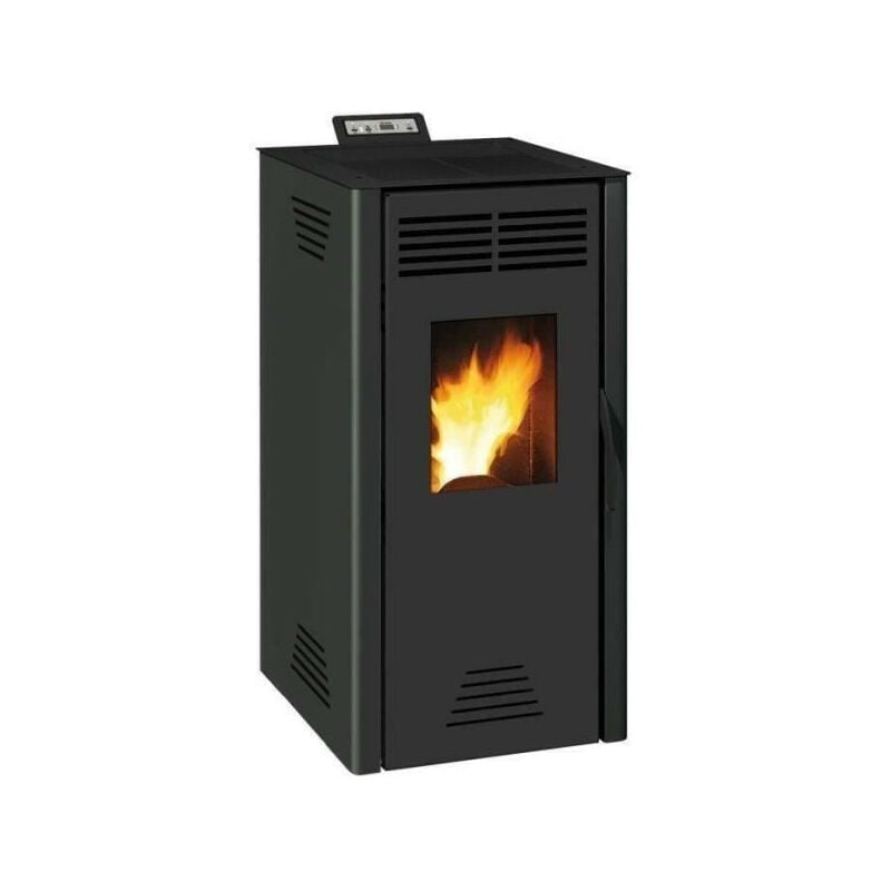 Invicta - Poele a granulés Adrano - 7,3 kW - Rendement 88,7% - Noir