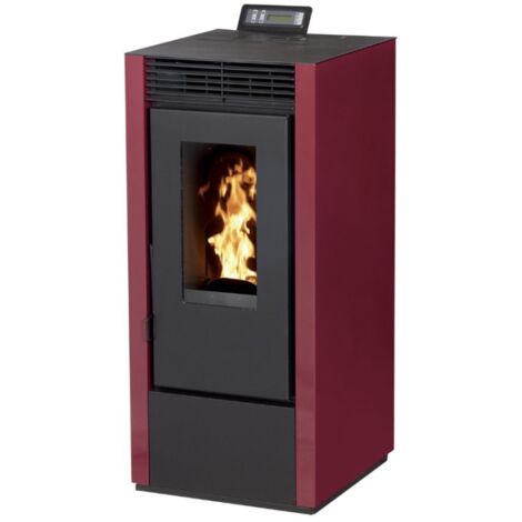 Interstoves – Poêle à granulés étanche canalisable 93,40% rendement – 25kg réservoir – 2 ventilateurs pour chaleur canalisée – Contrôle Wi-Fi