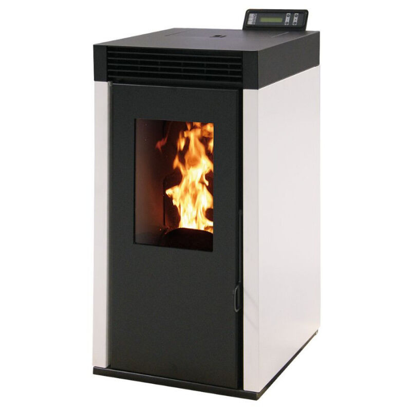 Poêle à granules marina 6 Etanche - Blanc