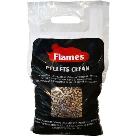 Poele a' granule's propre Flames Sac de 2 kg pour le nettoyage et l'entretien des poeles a' granule's