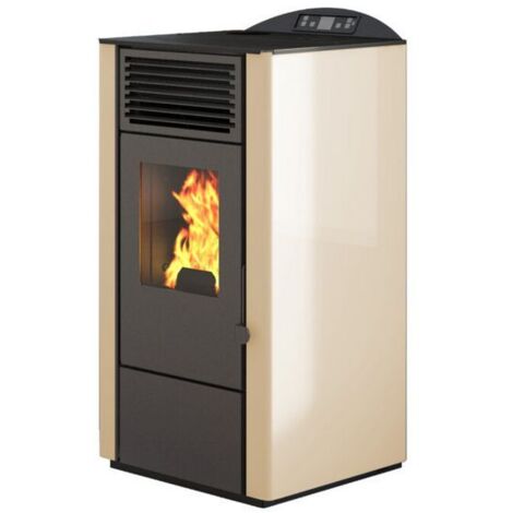 Poêle à granulés - PUNTO FUOCO Lory 8 kW Ivoire