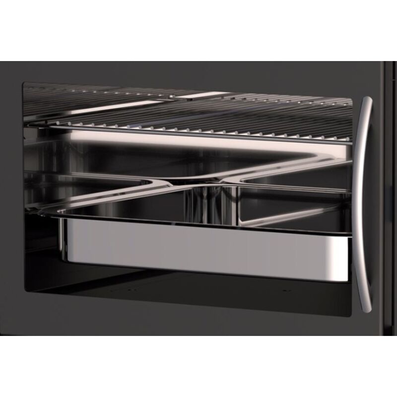 Bronpi - Poêle à granulés silencieux avec four Noa Horno 11 kW Noir
