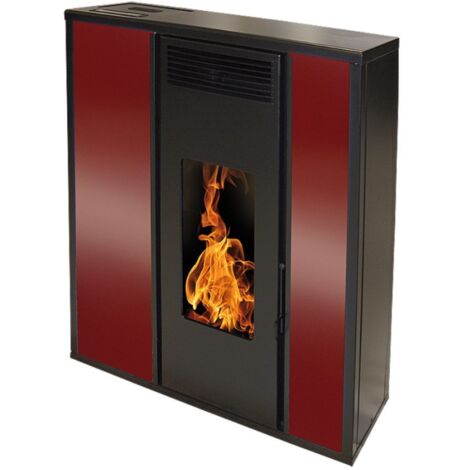 Interstoves – Poêle à granulés étanche 10kW – Rendement 93,7% – Émissions CO inférieures à 0,12% – Contrôle à distance via application