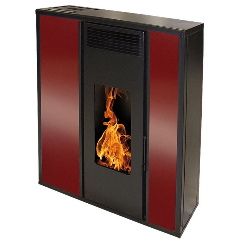 Poêle à granules tessa 10 Etanche - Bordeaux