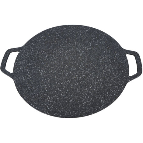 Poêle à Gril Réutilisable 38cm pour Barbecue, Camping et Randonnée - Surface Antiadhésive et Conductivité Thermique Élevée