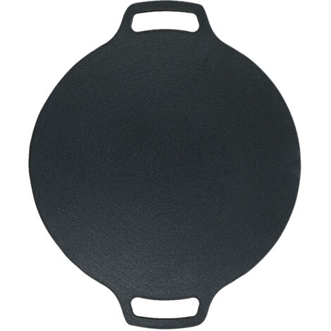 Poêle à griller coréenne avec double poignée, revêtement antiadhésif 6 couches, plaque de cuisson ronde multifonctionnelle pour cuisinière à gaz, 29 cm / 11,4 pouces