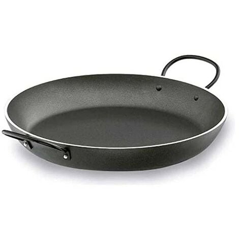 Poêle à paella robuste en aluminium antiadhésif Lacor - 36 cm