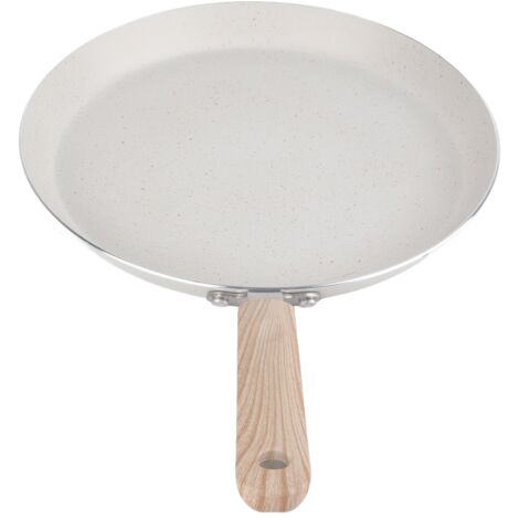 Poêle à Pancakes Antiadhésive 22cm, Fond Plat en Alliage d'Aluminium pour Cuisson des Crêpes