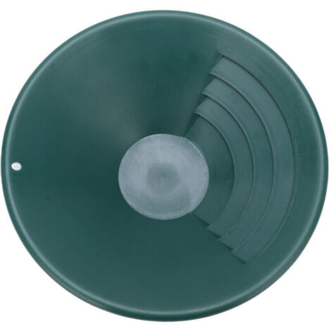 Poêle à panoramique dorée de 260 mm, classificateur de tamisage en ABS, accessoire de plateau de tamis de lavage, vert